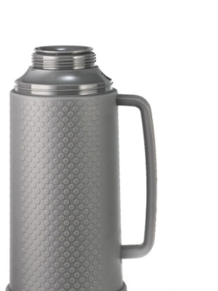 Термос LARA 1000 мл серый + кружка LR04-82